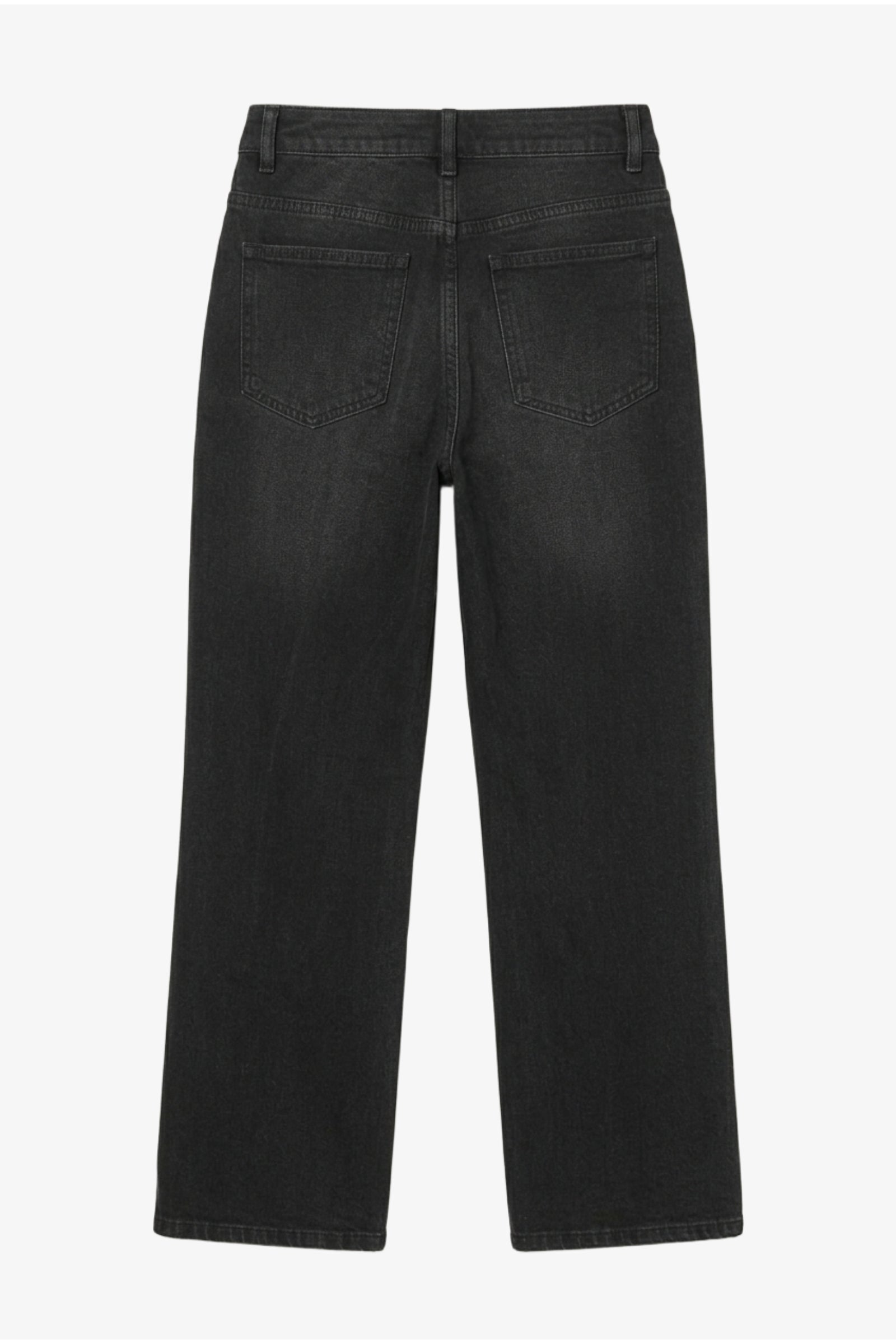 Straight-Leg Denim Pants