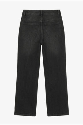 Straight-Leg Denim Pants