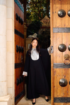 Contrast Cuff Maxi Cardigan