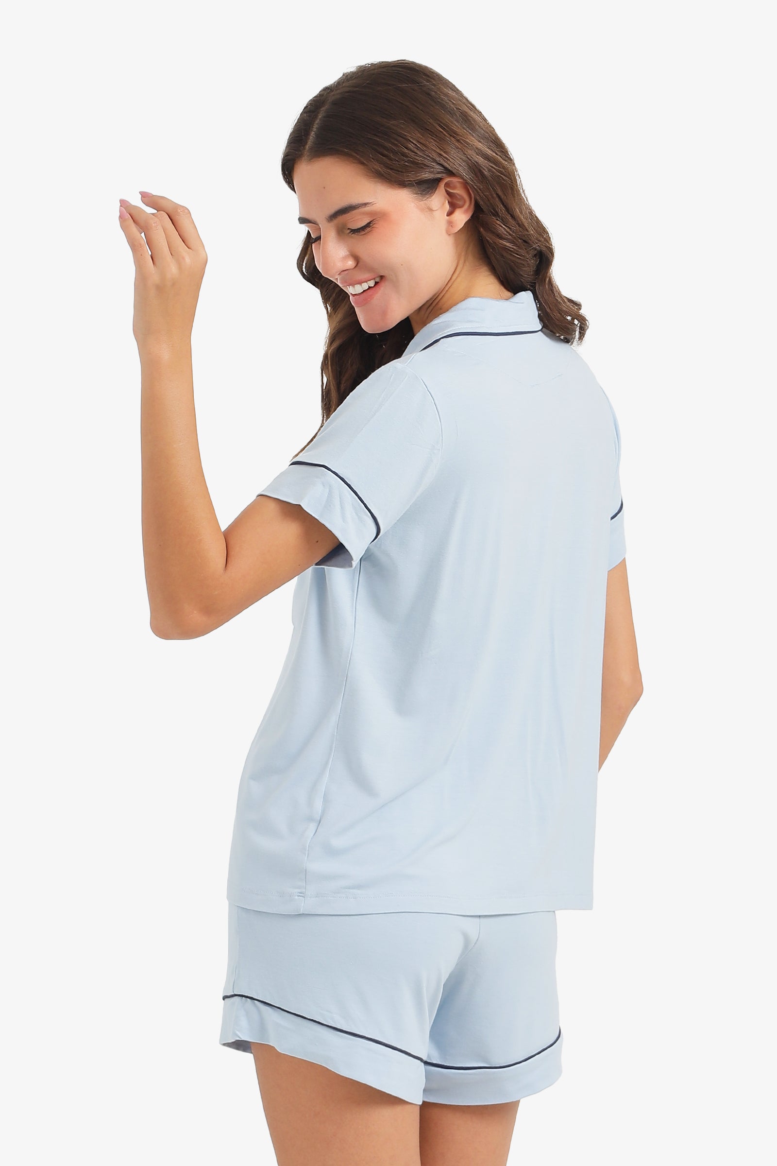 Piped Short Pyjama Set