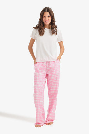 Checkered Star Pyjama Set