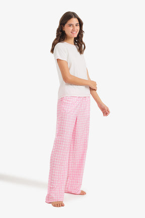 Checkered Star Pyjama Set