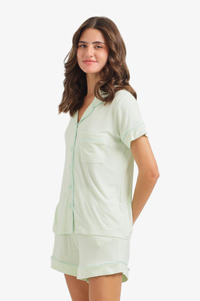 Piped Short Pyjama Set