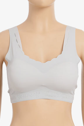 Laser-Cut Padded Bra
