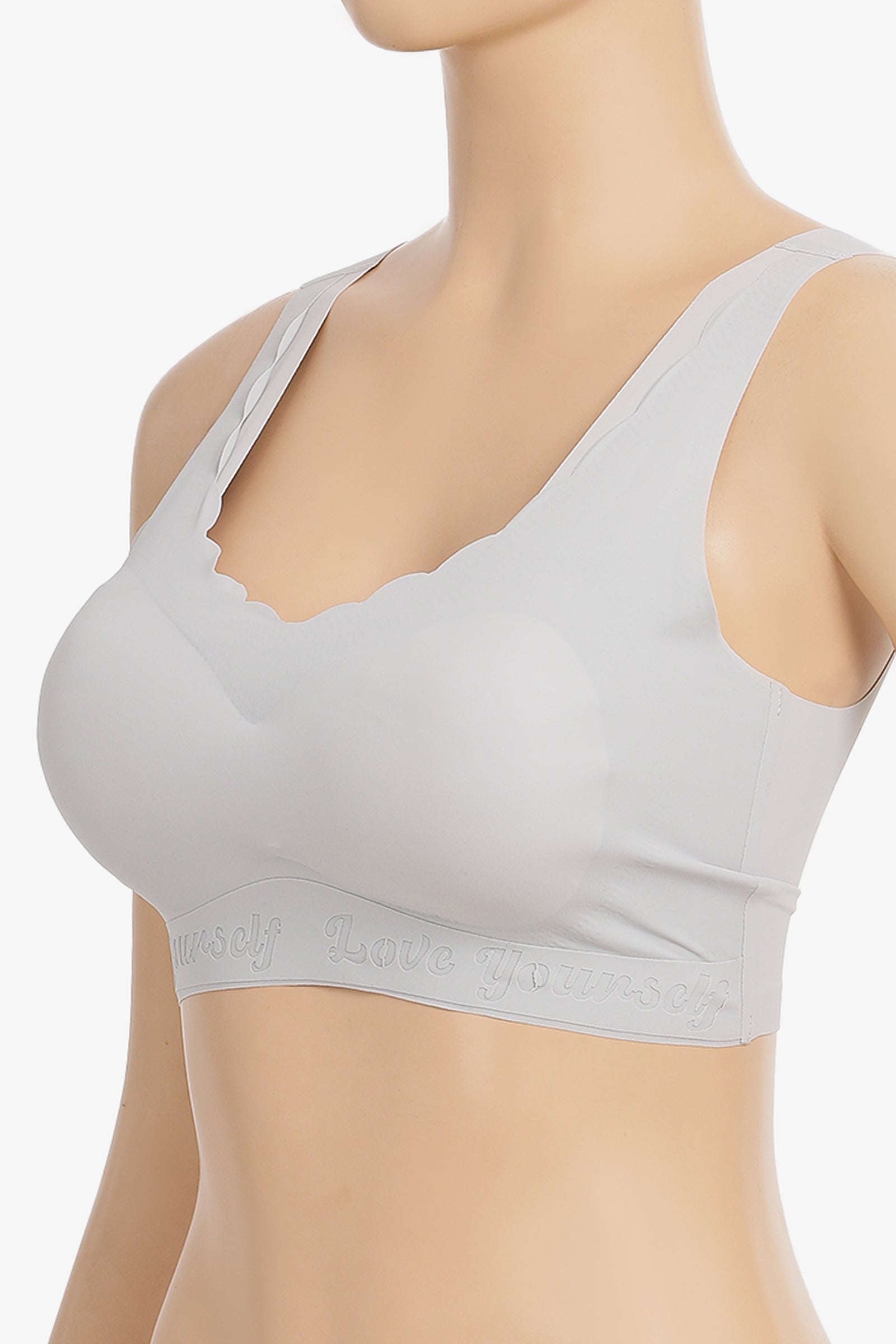 Laser-Cut Padded Bra