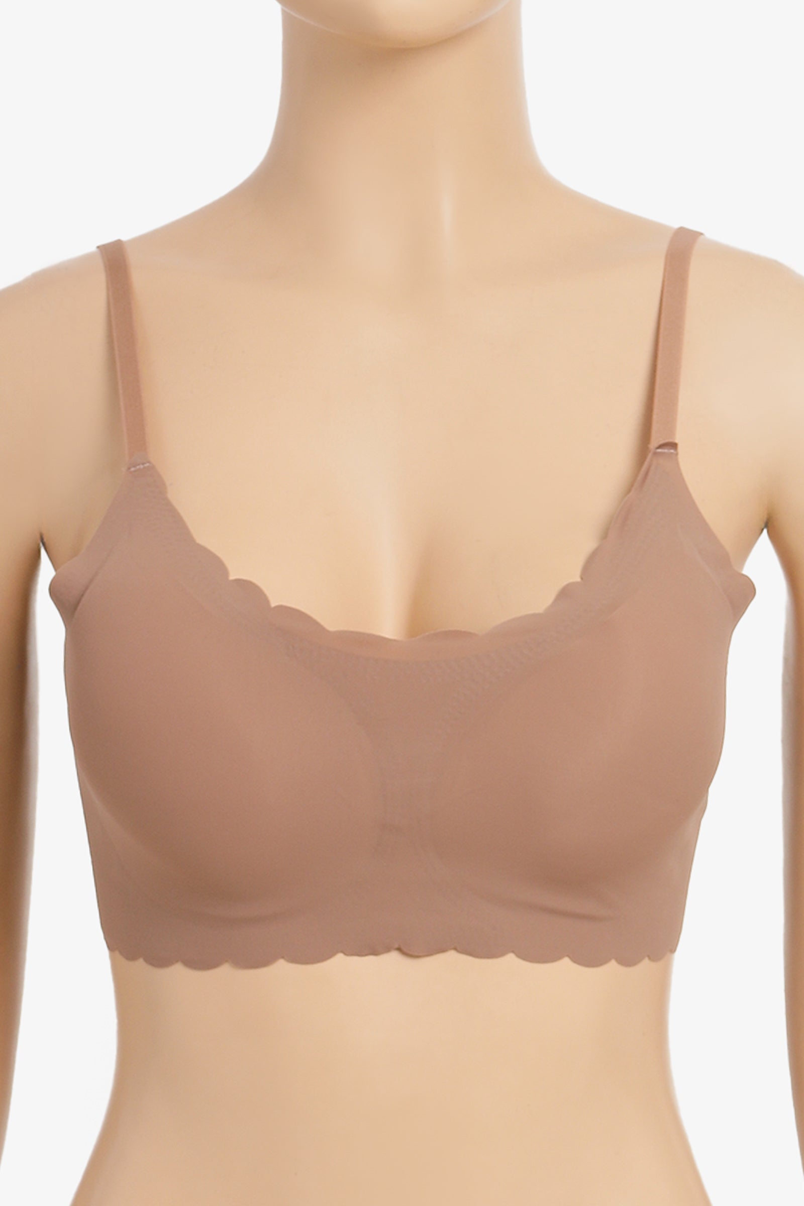 Scalloped Seamless Bra