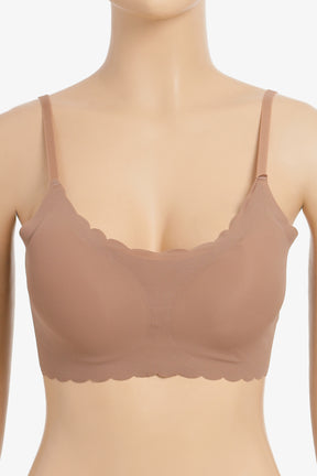 Scalloped Seamless Bra