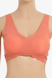 Laser-Cut Padded Bra