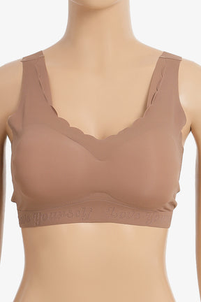 Laser-Cut Padded Bra
