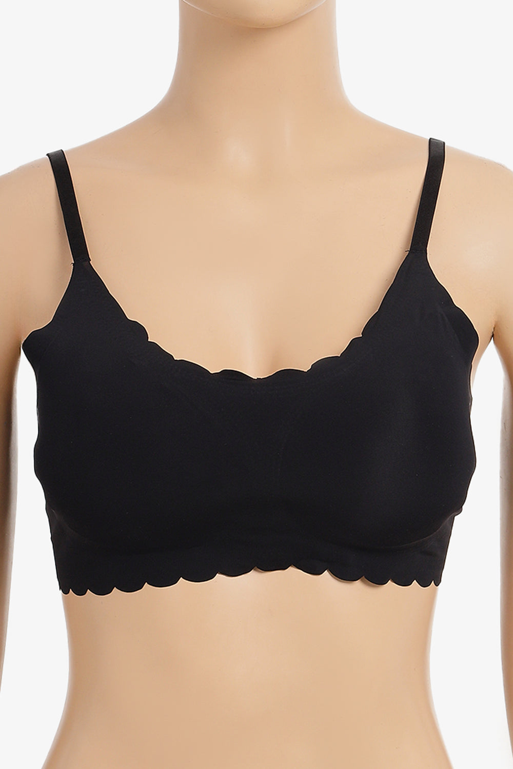 Scalloped Seamless Bra