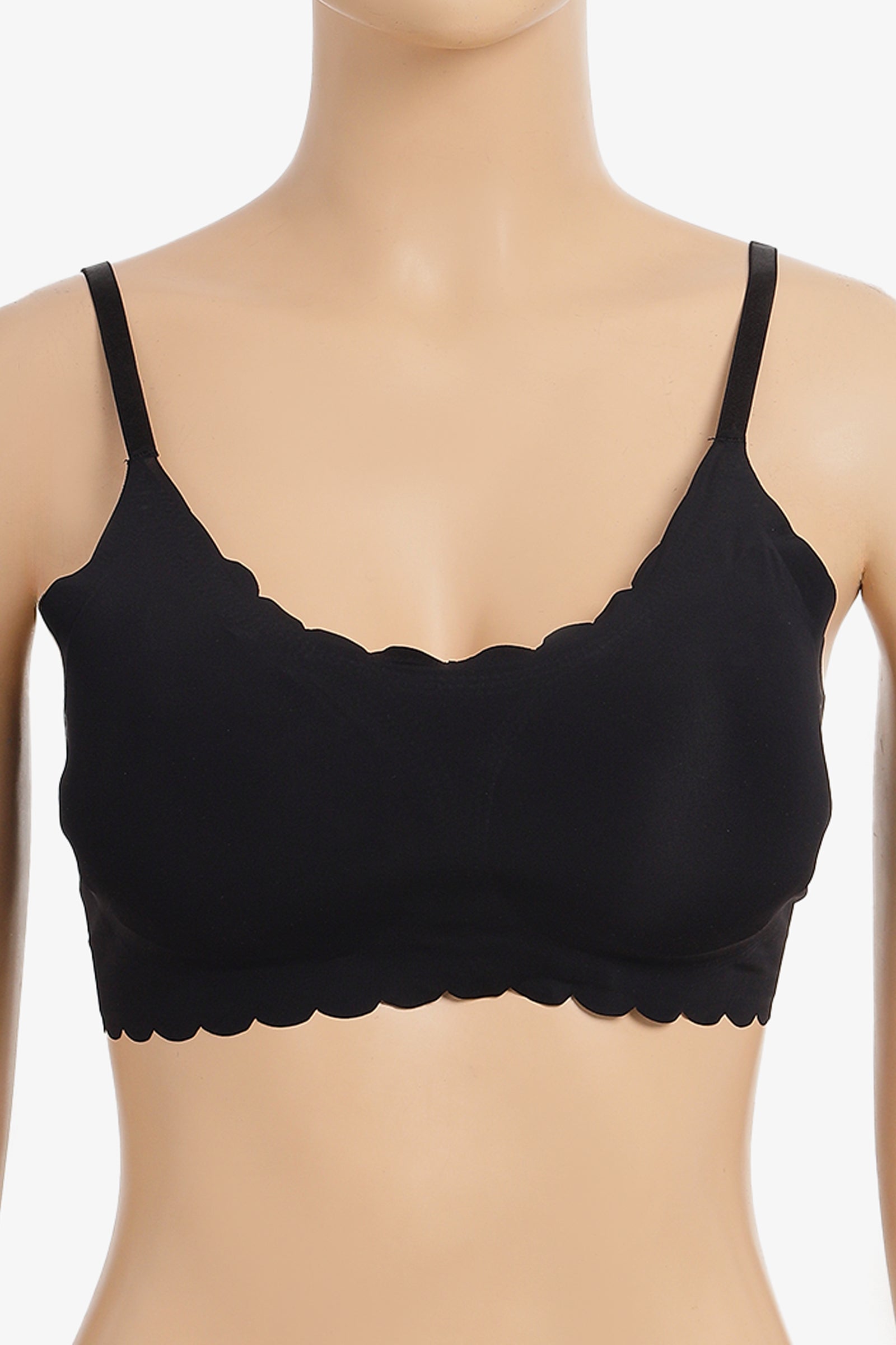 Scalloped Seamless Bra