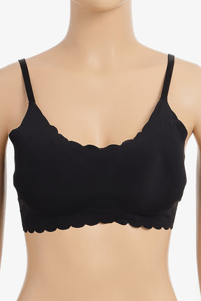 Scalloped Seamless Bra