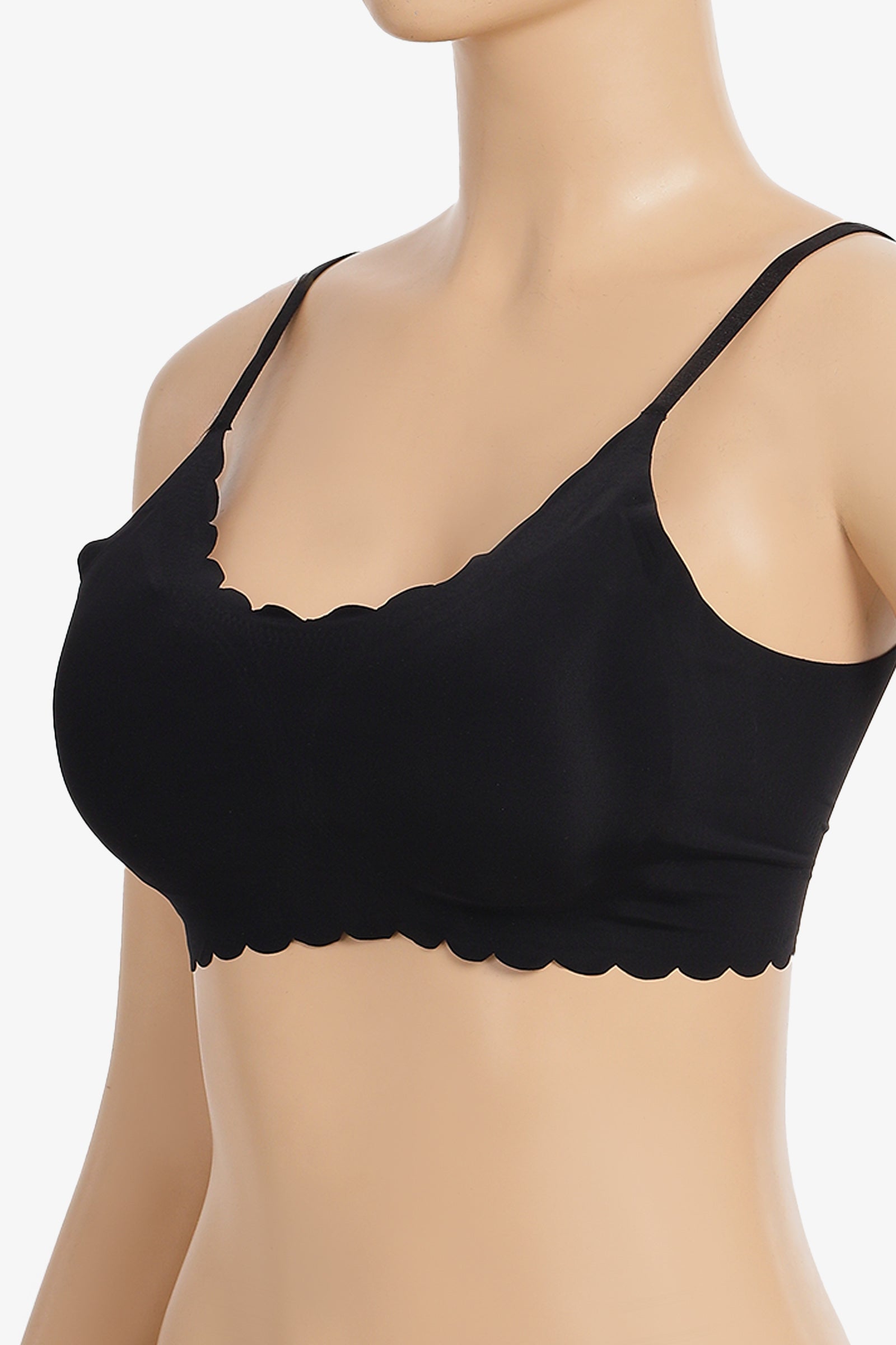 Scalloped Seamless Bra