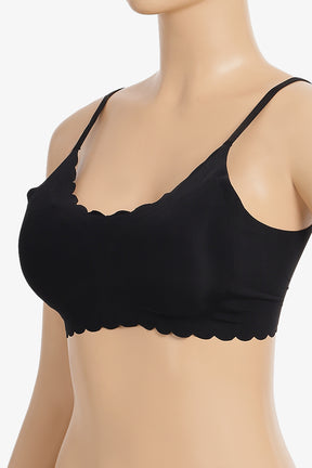 Scalloped Seamless Bra