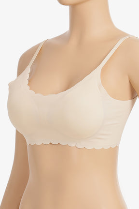 Scalloped Seamless Bra