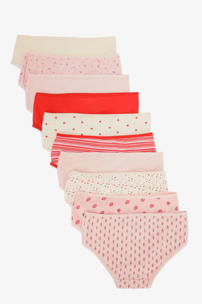 Pack of 10 Colored Brief Panties