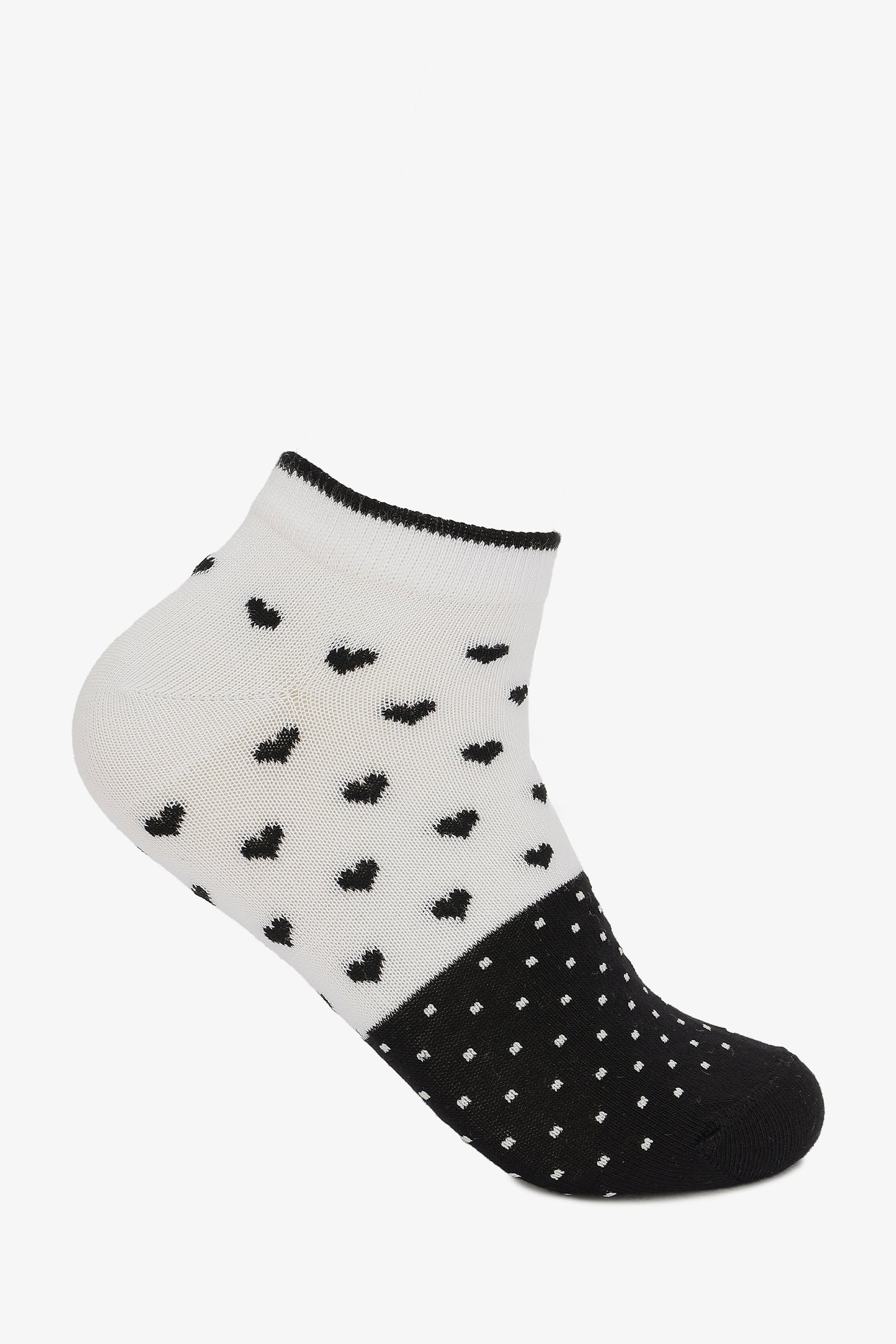 Printed Ankle Socks - 5 Pairs