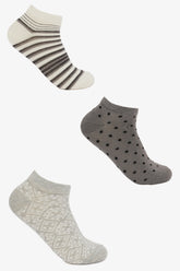 Mixed Pattern Socks - 3 Pairs