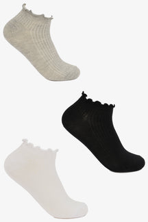 Lettuce Edge Socks - 3 Pairs