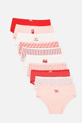 Pack of 10 Colored Brief Panties