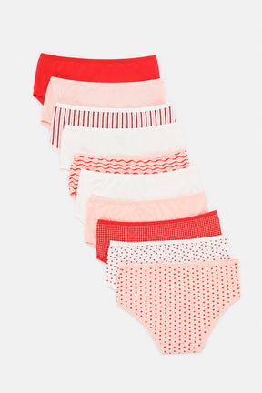 Pack of 10 Colored Brief Panties