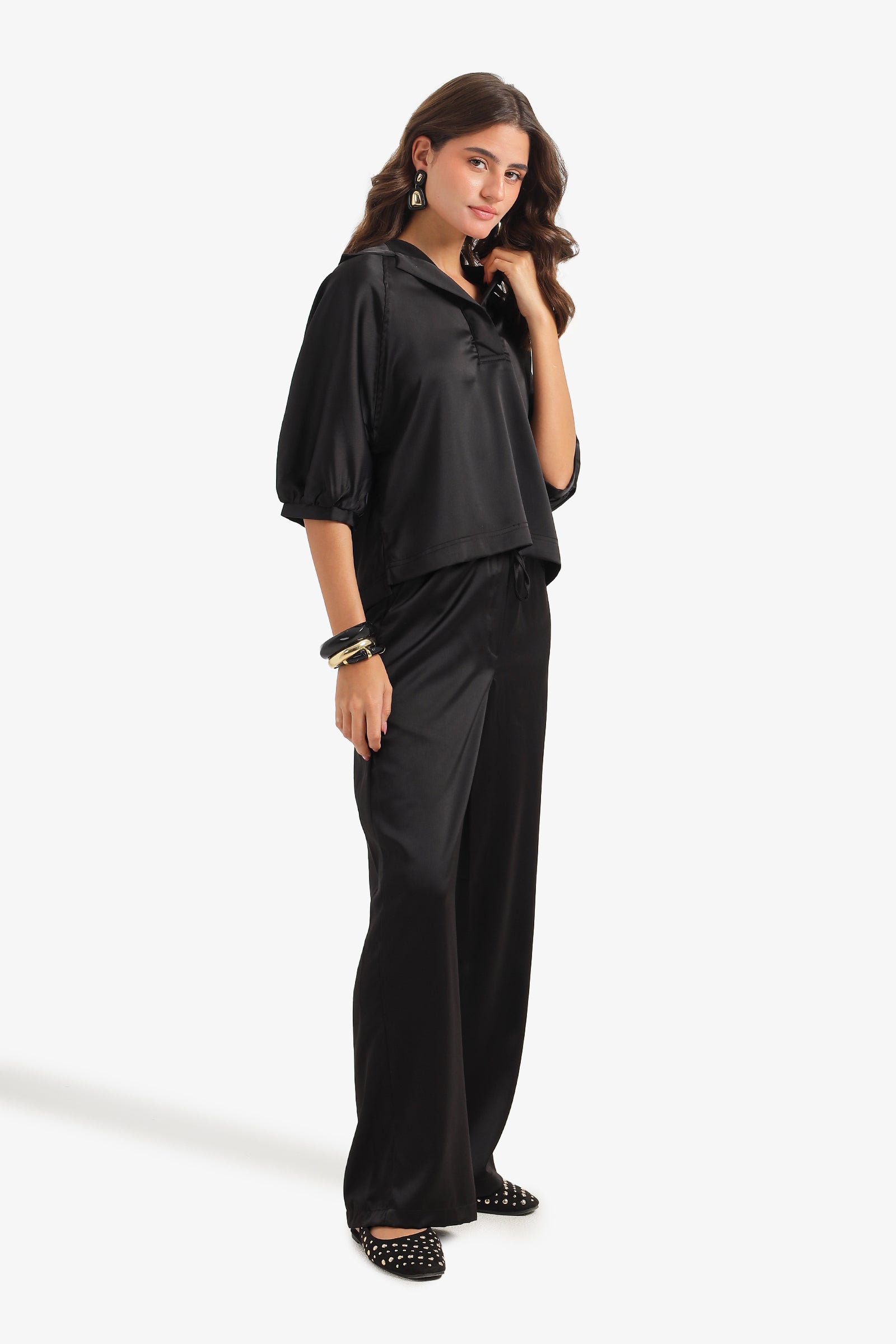 Polo-Neck Lounge Set