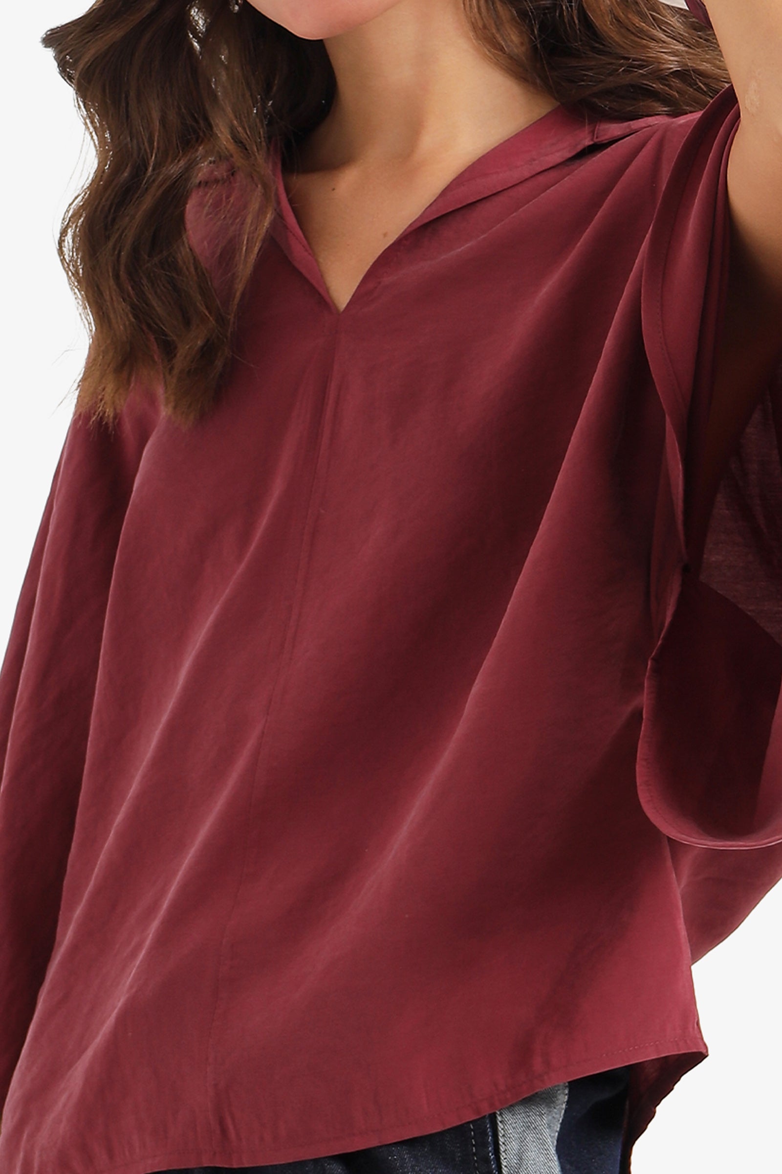 Dolman-Sleeve Blouse