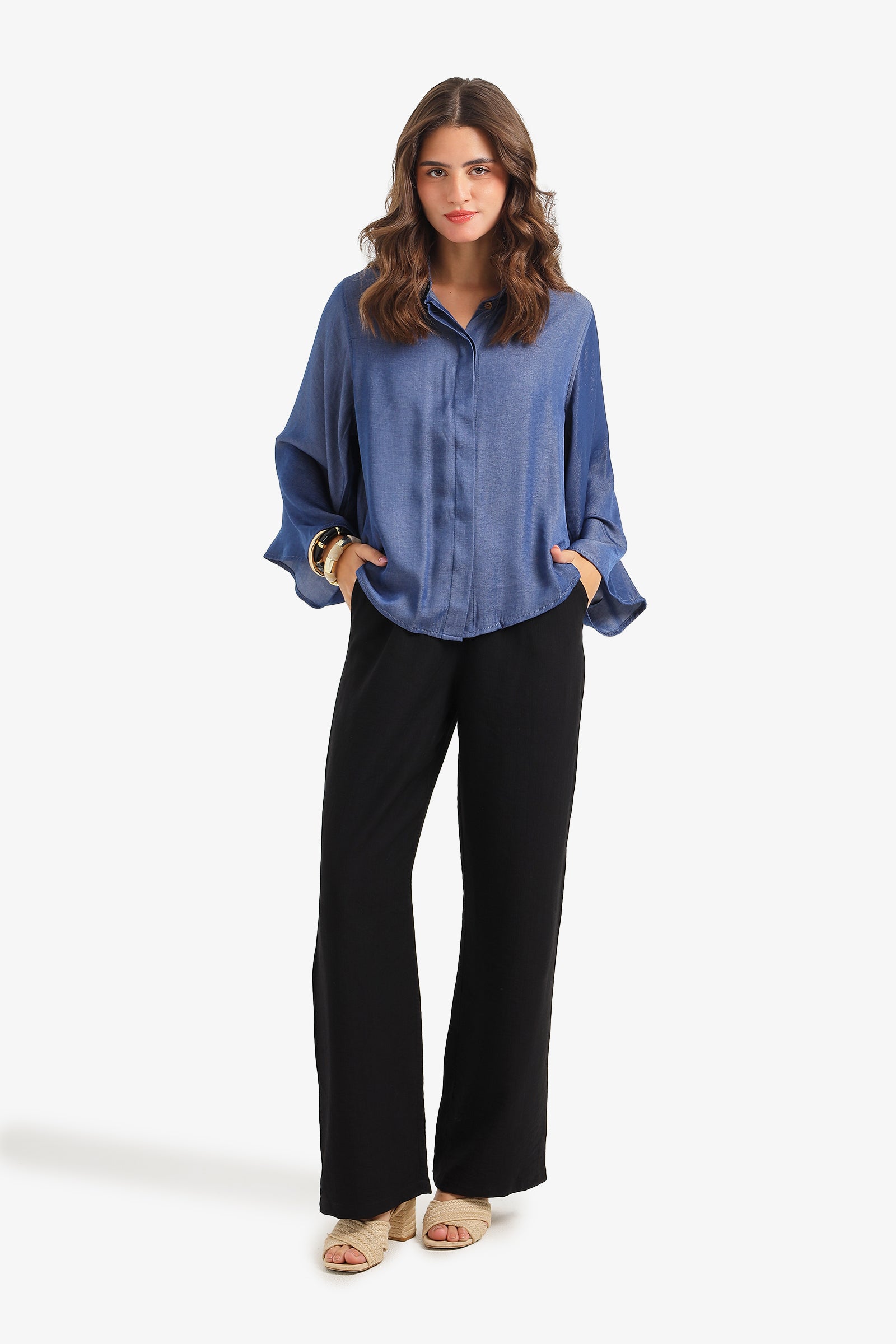 Flowy Poncho Shirt