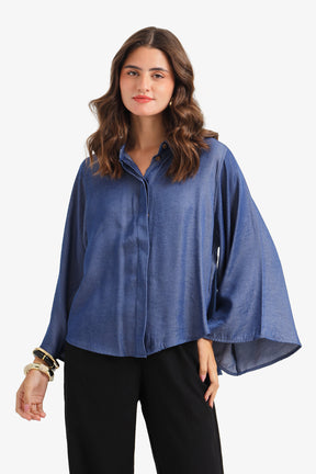Flowy Poncho Shirt