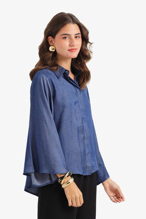 Flowy Poncho Shirt