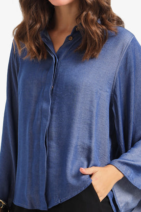 Flowy Poncho Shirt