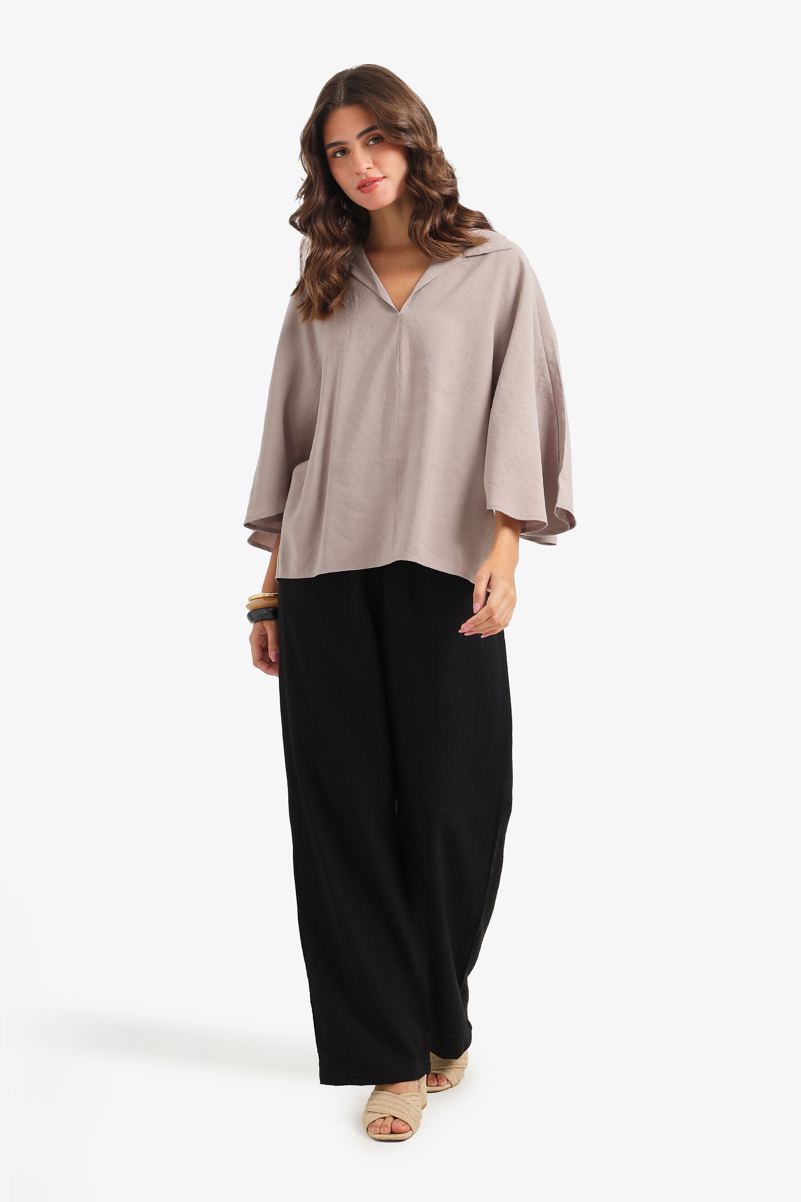 Dolman-Sleeve Blouse