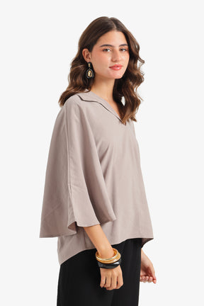 Dolman-Sleeve Blouse