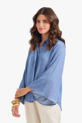 Flowy Poncho Shirt
