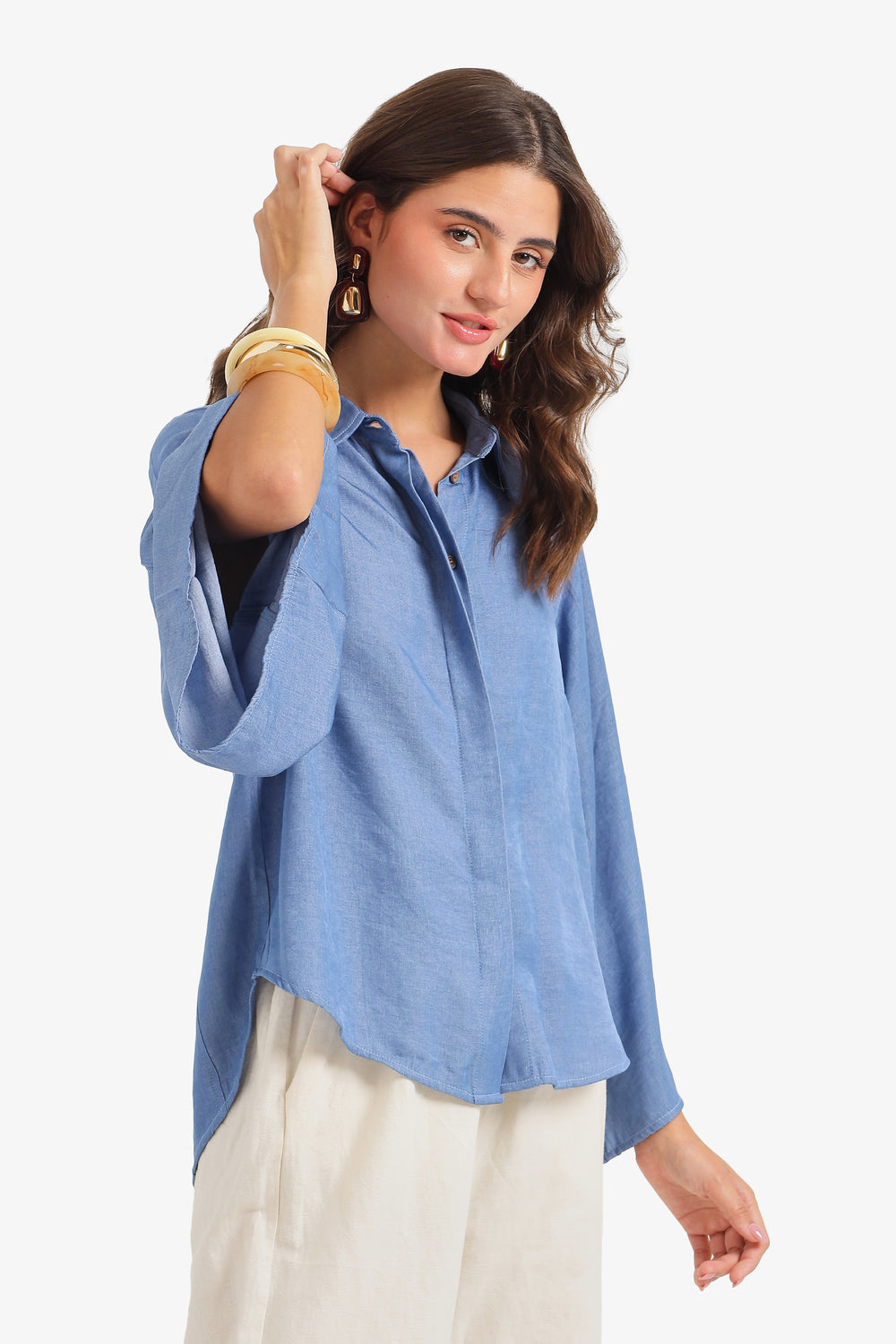 Flowy Poncho Shirt
