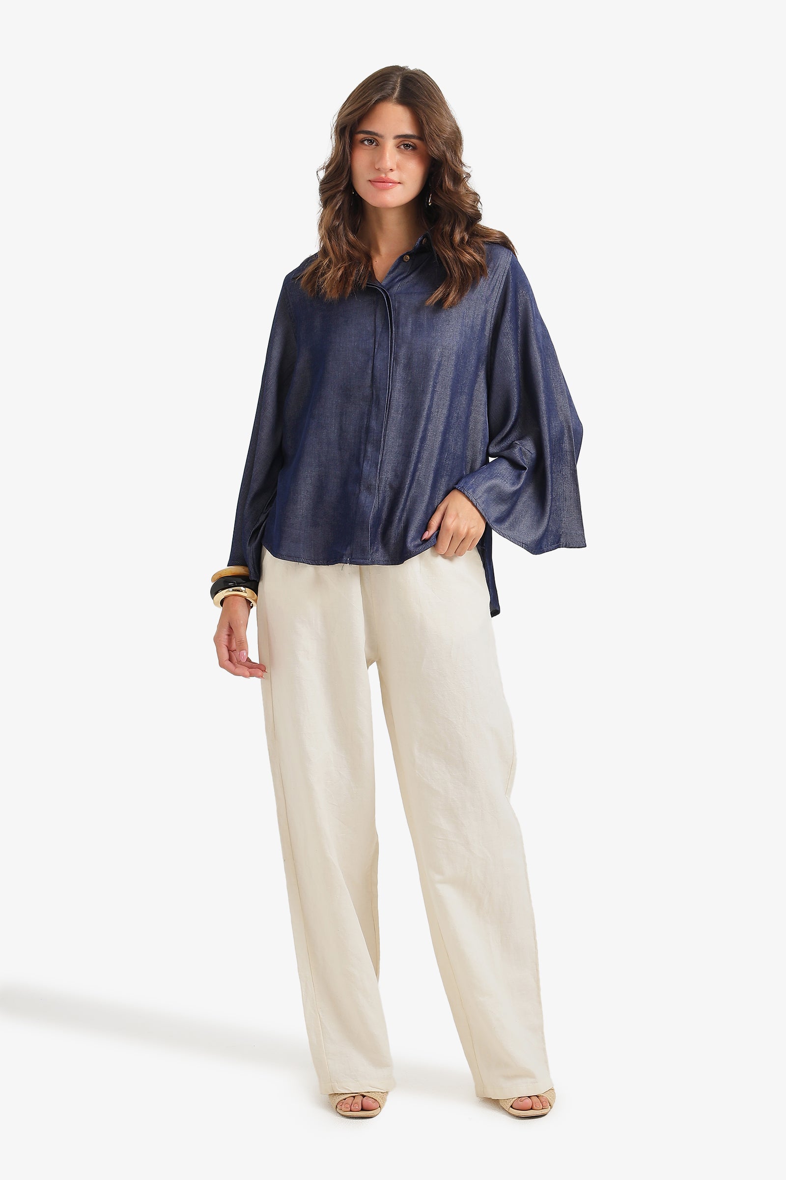 Flowy Poncho Shirt