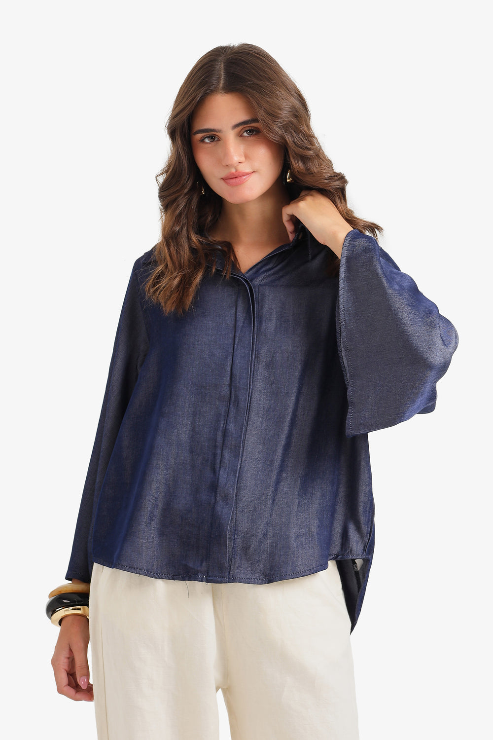 Flowy Poncho Shirt