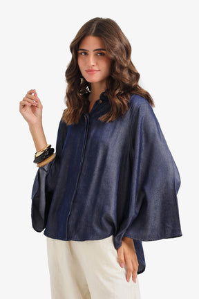 Flowy Poncho Shirt
