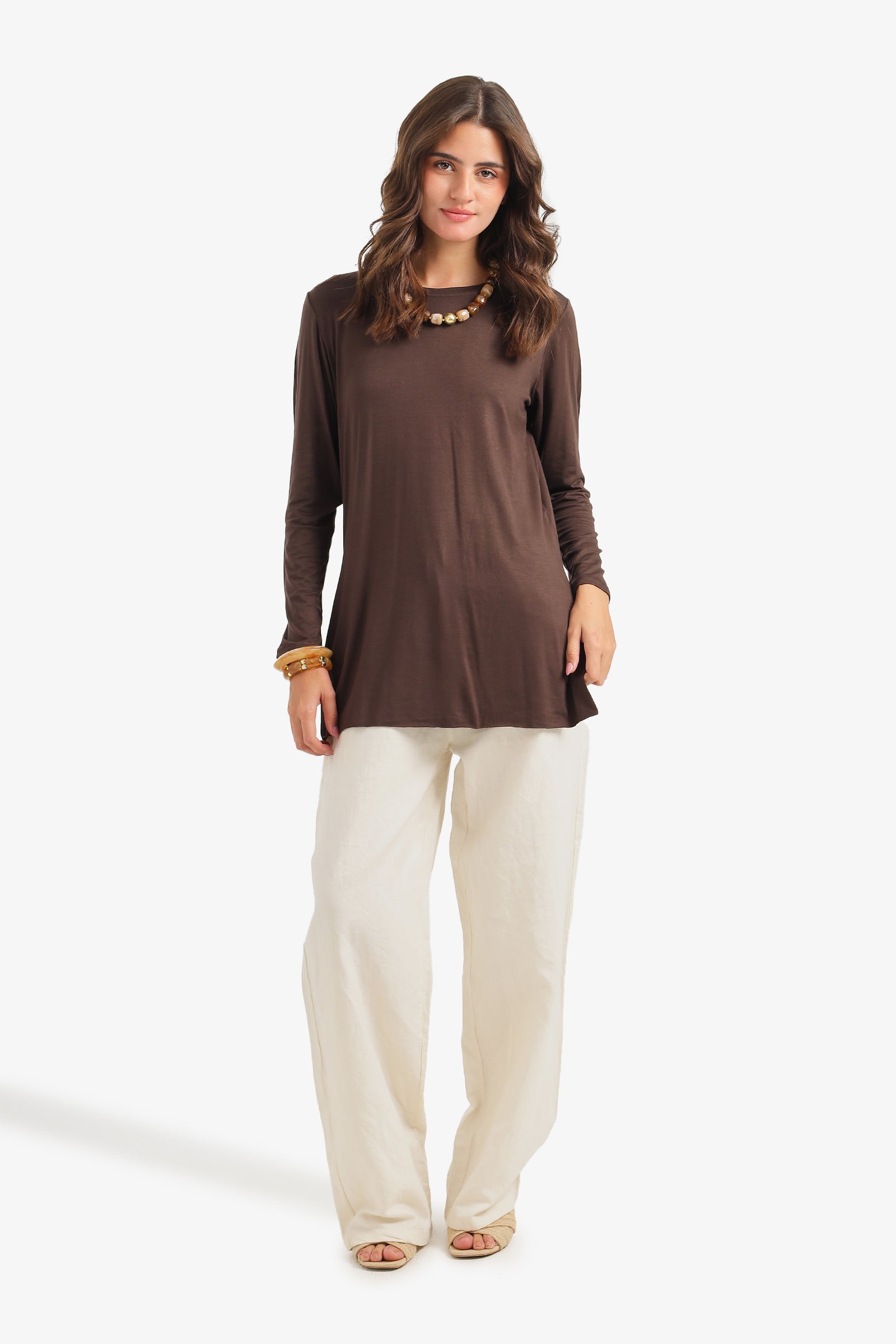 Relaxed Crew Neck T-Shirt