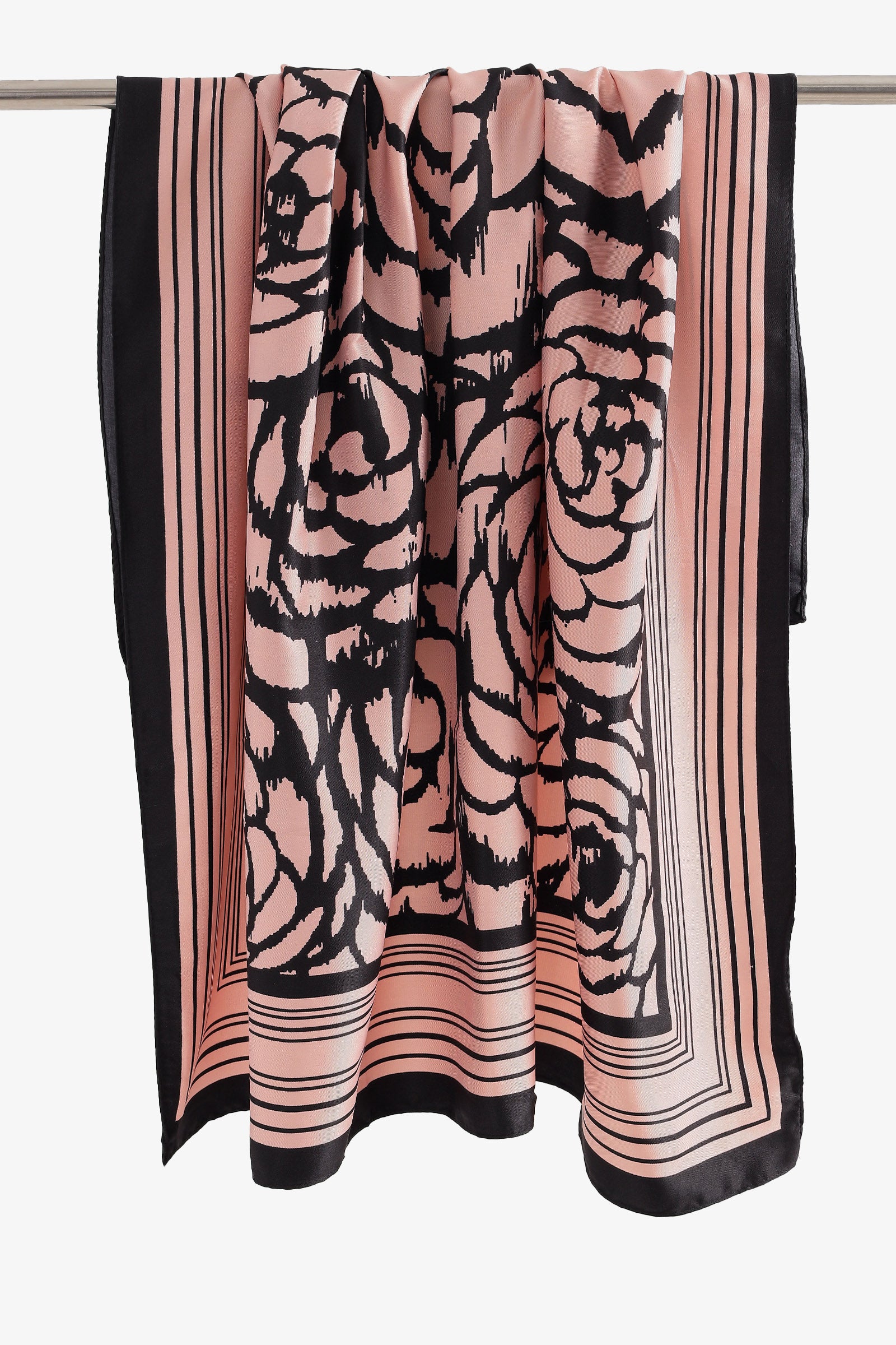 Floral Printed Square Scarf
