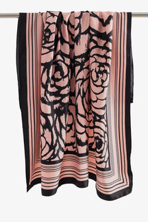 Floral Printed Square Scarf