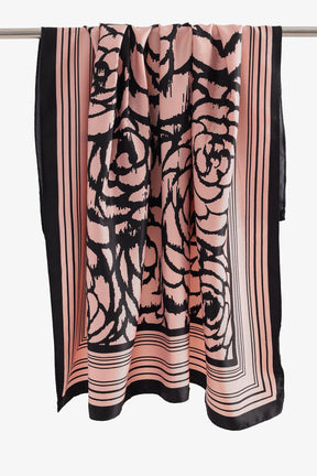 Floral Printed Square Scarf