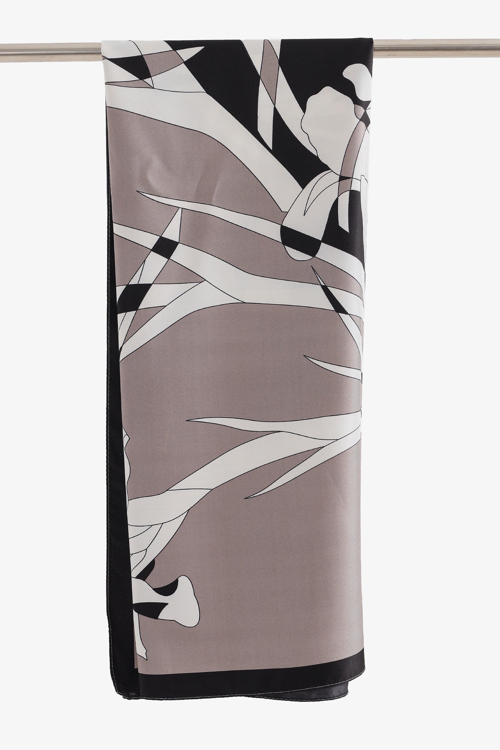 Graphic Floral Print Scarf