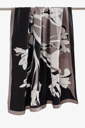 Graphic Floral Print Scarf