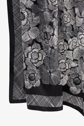 Sketch Floral Print Scarf