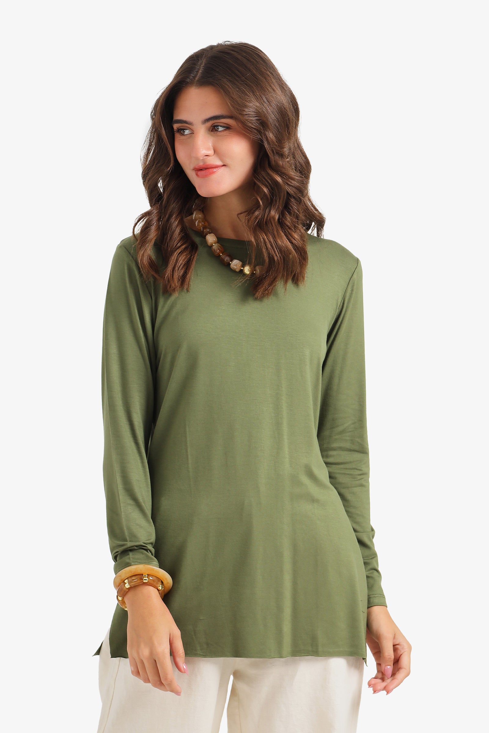 Relaxed Crew Neck T-Shirt