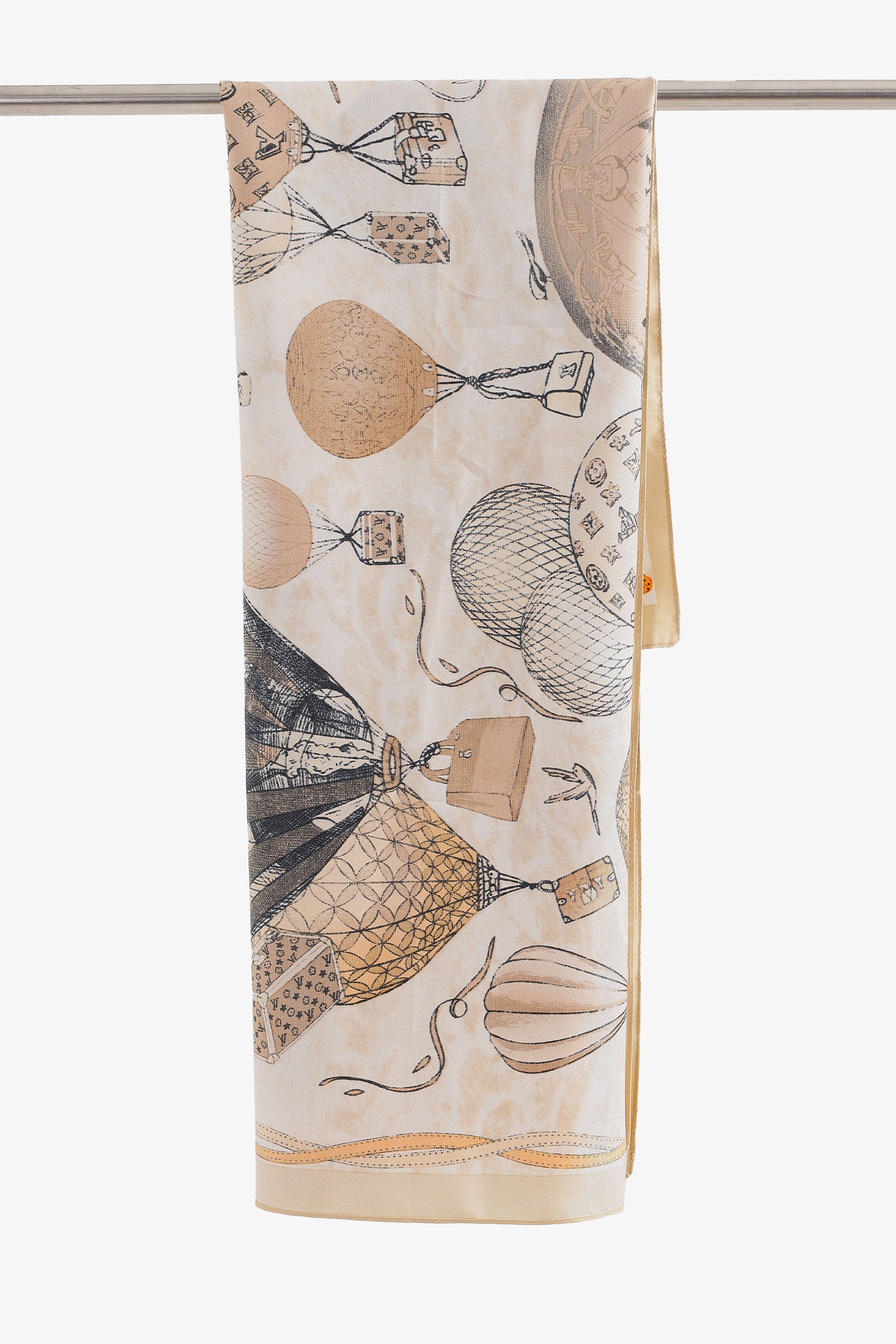 Vintage Balloon Print Scarf