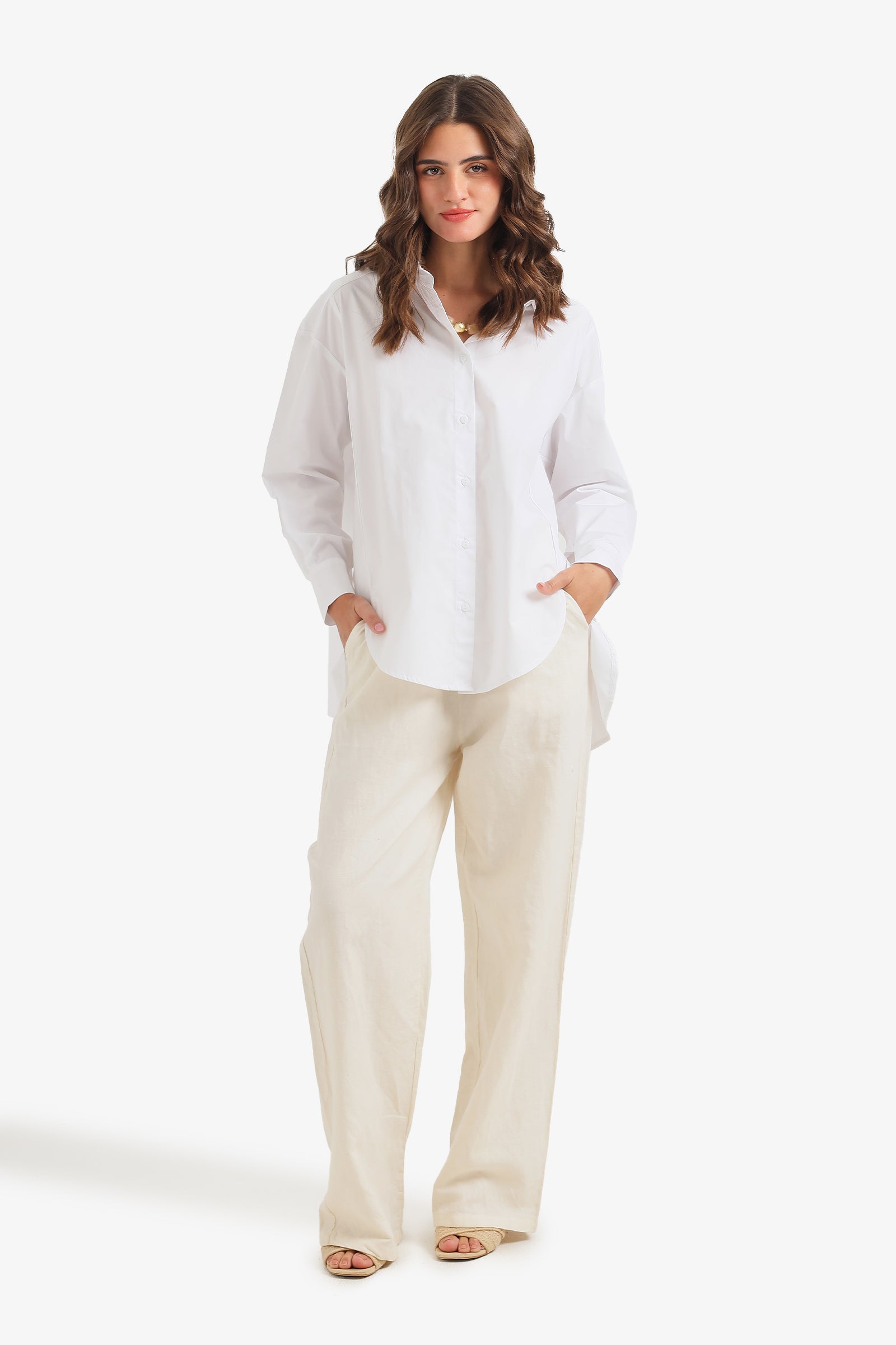 High-Low Oversized Shirt