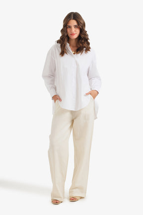 High-Low Oversized Shirt