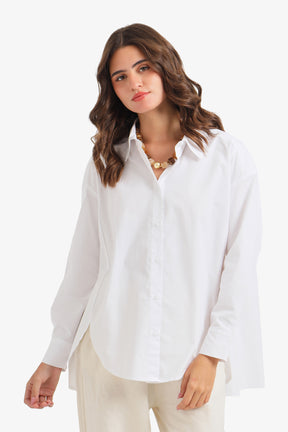 High-Low Oversized Shirt